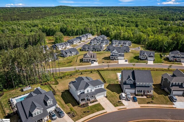 139 Ridgeline Row, Central, SC 29630 - aerial view of residential area with a heavily wooded area