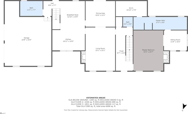 416 Ashley Downs, Anderson, SC 29621 - floor plan / room layout