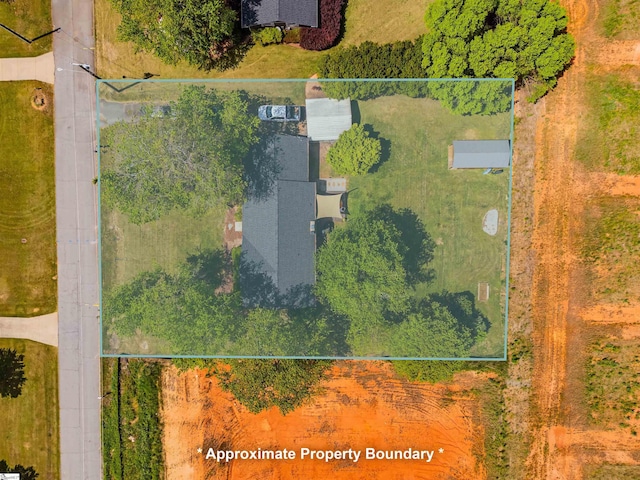 147 Daniel Dr, Easley, SC 29642 - aerial view of property and surrounding area with property parcel outlined