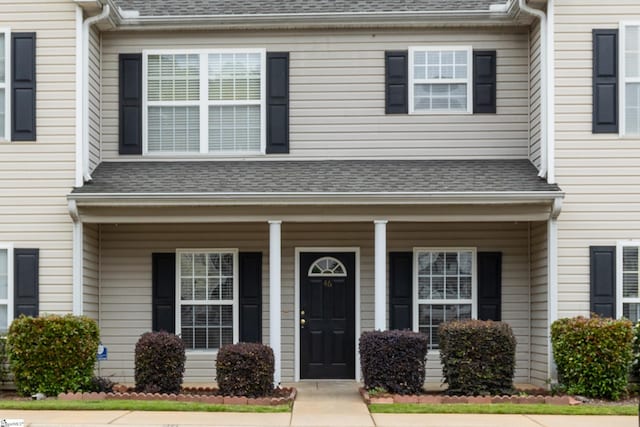 46 Ridgestone Cir, Mauldin, SC 29662 - view of front of house with a porch and a shingled roof