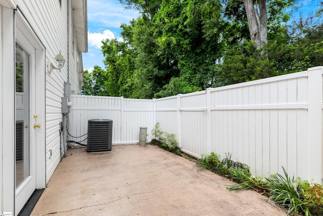 46 Ridgestone Cir, Mauldin, SC 29662 - view of patio / terrace with cooling unit and a fenced backyard