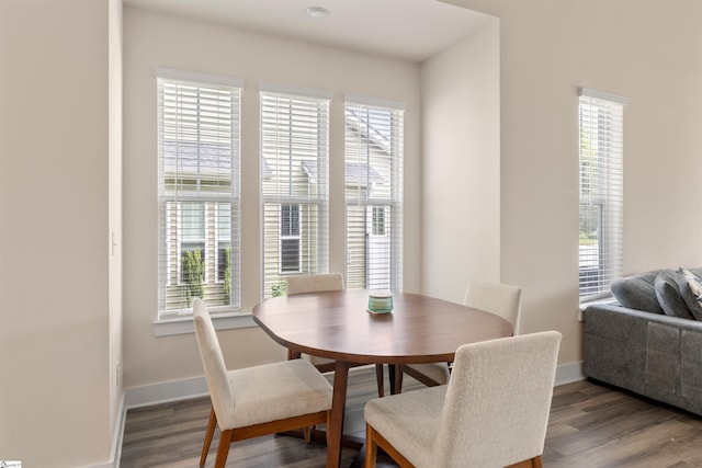 201 Rosecroft Dr, Easley, SC 29642 - dining area with wood finished floors and baseboards