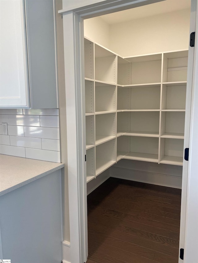 view of pantry