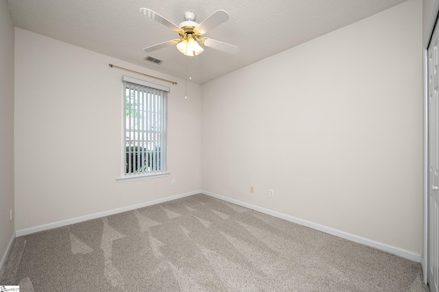 325 Waterton Way, Simpsonville, SC 29680 - carpeted empty room with a ceiling fan, baseboards, and a textured ceiling