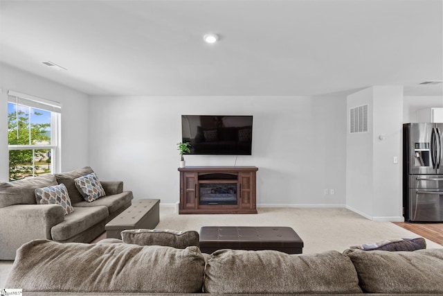 204 Maplestead Farms Ct, Greenville, SC 29617 - living room featuring baseboards and a glass covered fireplace