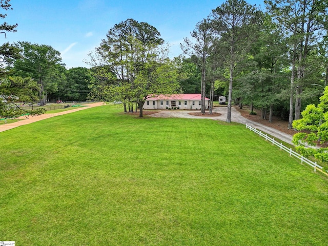 103 Mississippi Dr, Clinton, SC 29325 - view of green lawn with driveway