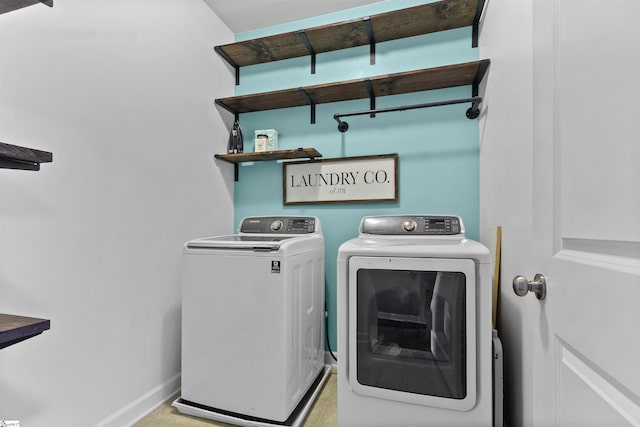 101 Belgian Blue Way, Fountain Inn, SC 29644 - washroom with separate washer and dryer and tile patterned floors