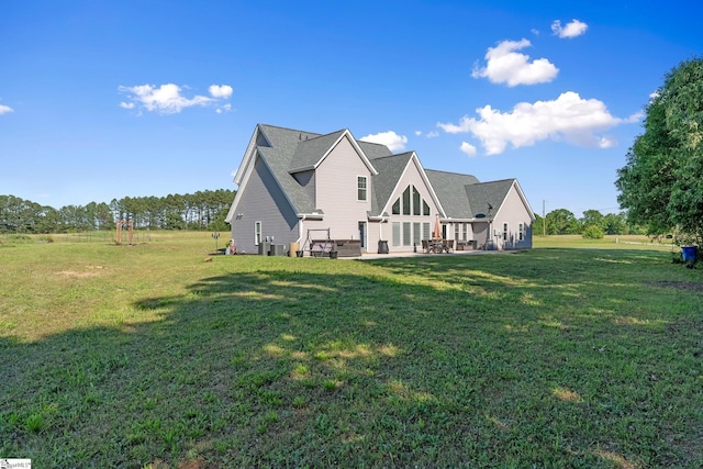 221 Wilsontown Rd, Laurens, SC 29360 - back of house with a yard and a patio