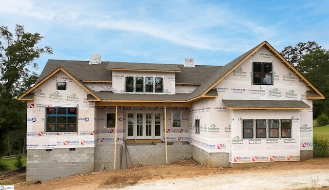 100 Pinelands Pl, Travelers Rest, SC 29690 - unfinished property with a shingled roof