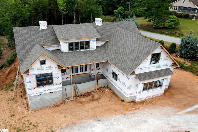100 Pinelands Pl, Travelers Rest, SC 29690 - view of front of property featuring roof with shingles and a chimney