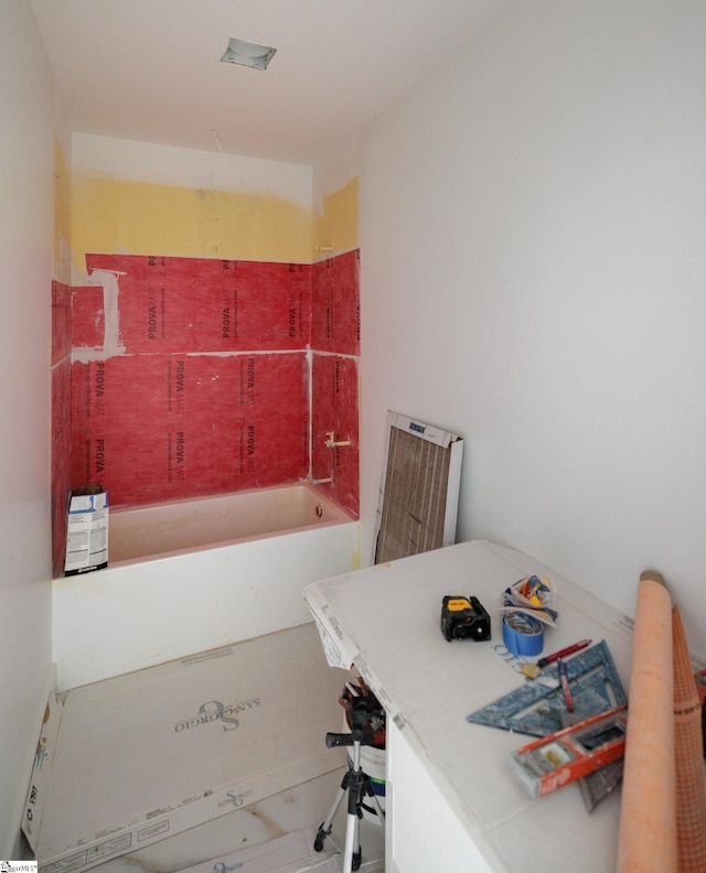 view of office area
