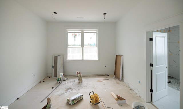 view of empty room