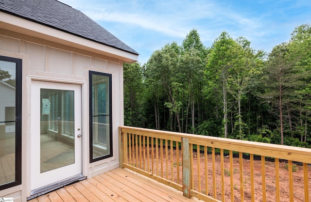 view of deck