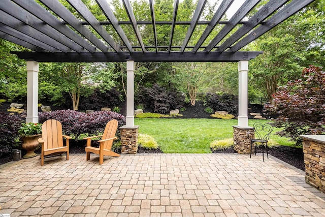 5 Marlis Ct, Greer, SC 29650 - view of patio with a pergola