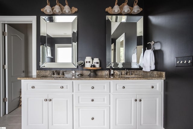 5 Marlis Ct, Greer, SC 29650 - full bath featuring double vanity and tile patterned floors