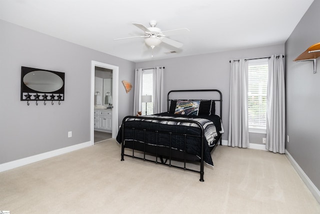 5 Marlis Ct, Greer, SC 29650 - bedroom featuring carpet floors, baseboards, multiple windows, and ensuite bathroom