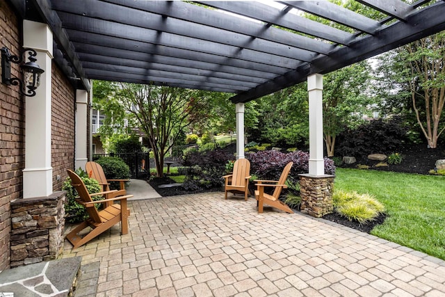 5 Marlis Ct, Greer, SC 29650 - view of patio / terrace featuring a pergola