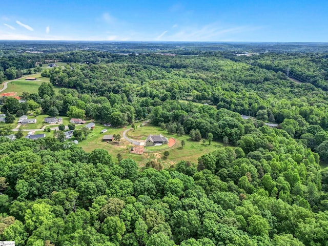 475 Johnson Rd, Easley, SC 29642 - drone / aerial view of a heavily wooded area