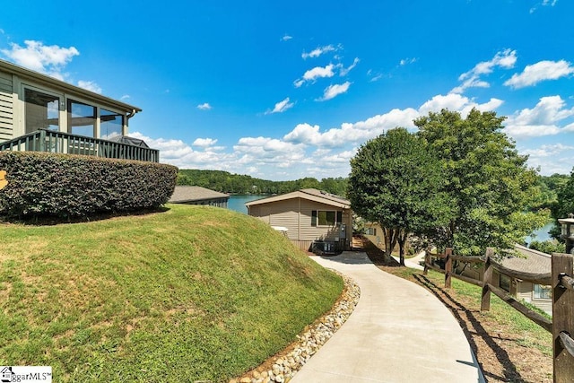 1230 Melton Rd Unit # 16, West Union, SC 29696 - view of grassy yard featuring a water view