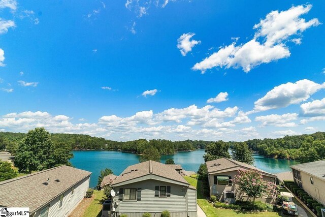 1230 Melton Rd Unit # 16, West Union, SC 29696 - water view featuring a heavily wooded area