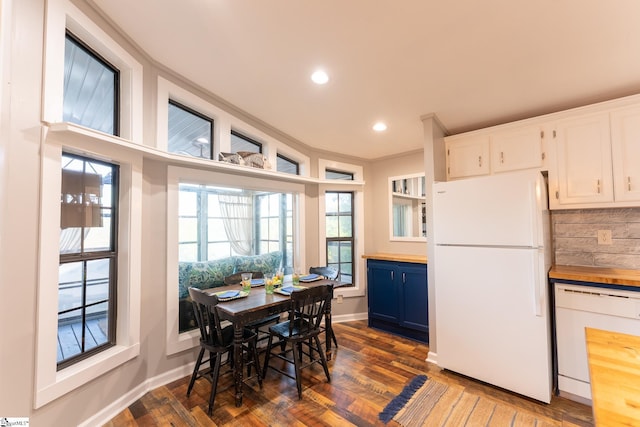 1230 Melton Rd Unit # 16, West Union, SC 29696 - dining area with wood finished floors, recessed lighting, baseboards, and ornamental molding