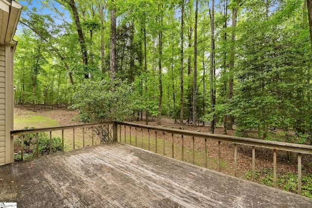 view of deck
