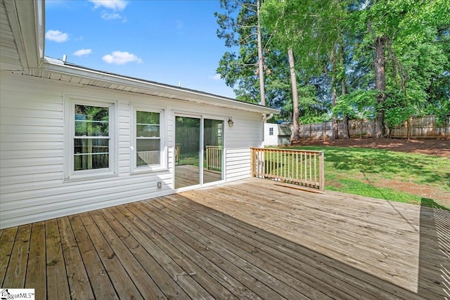 222 Woodview Ave, Spartanburg, SC 29306 - view of wooden deck