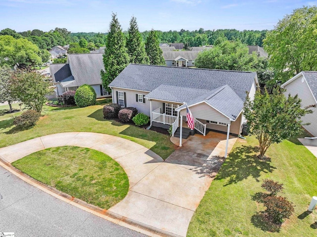 330 Split Oak Ln, Inman, SC 29349 - aerial view of property and surrounding area