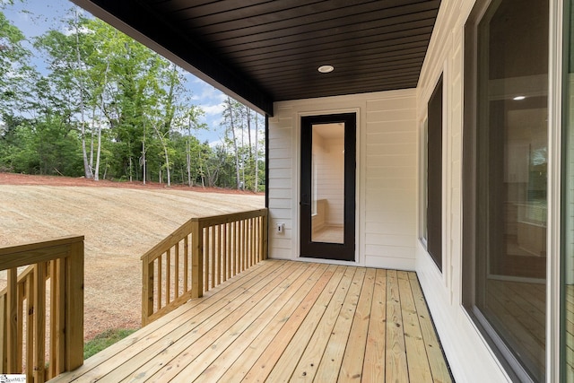 view of deck