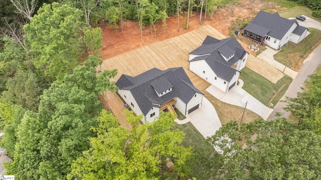 aerial view of property and surrounding area