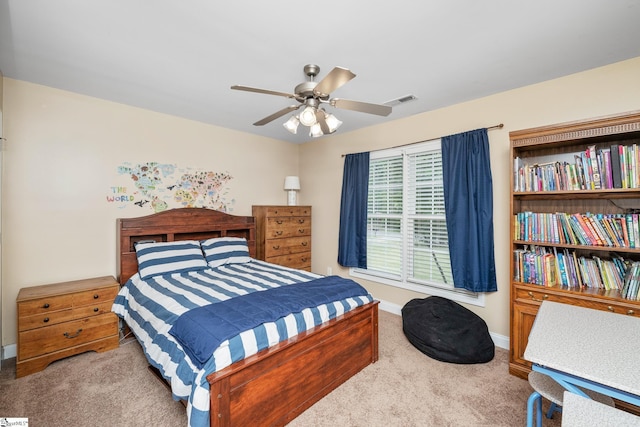 426 Isaqueena Dr, Greer, SC 29651 - carpeted bedroom with baseboards and a ceiling fan