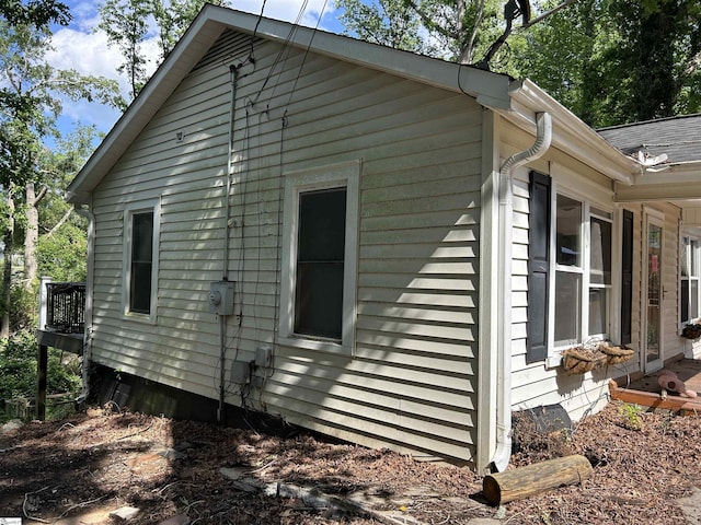 view of property exterior