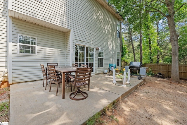 135 Bathurst Ln, Simpsonville, SC 29681 - view of patio with grilling area and outdoor dining area