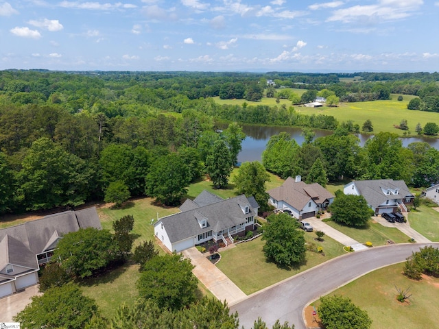 155 Mountain Lake Dr, Piedmont, SC 29673 - aerial perspective of suburban area featuring a nearby body of water