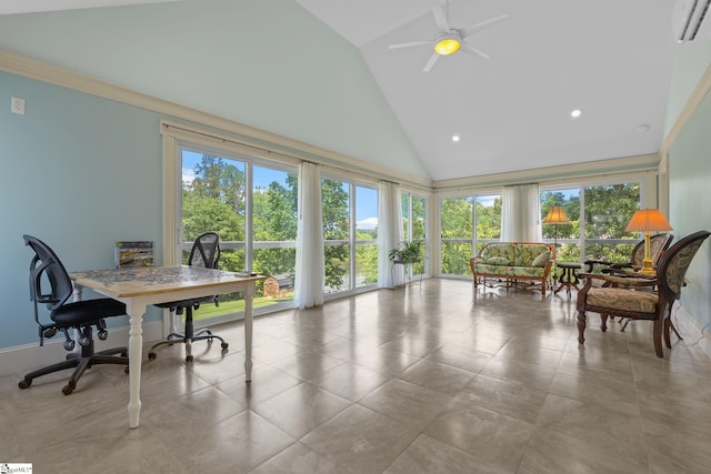 155 Mountain Lake Dr, Piedmont, SC 29673 - sunroom with high vaulted ceiling