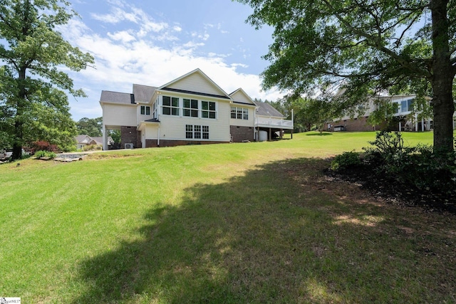 155 Mountain Lake Dr, Piedmont, SC 29673 - rear view of house with a lawn