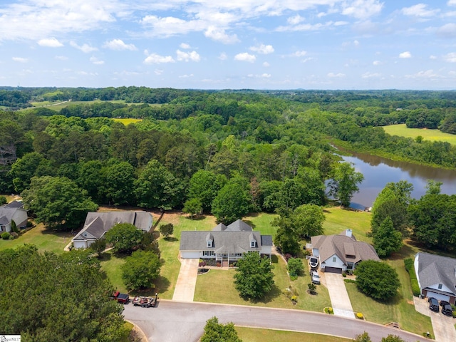 155 Mountain Lake Dr, Piedmont, SC 29673 - drone / aerial view of a large body of water and a forest