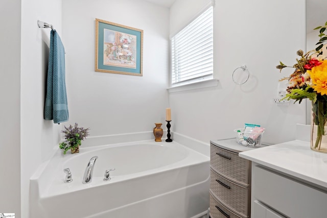 51 Oak Edge Ln, Greer, SC 29651 - bathroom with a garden tub and vanity