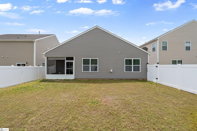 51 Oak Edge Ln, Greer, SC 29651 - rear view of house with a sunroom