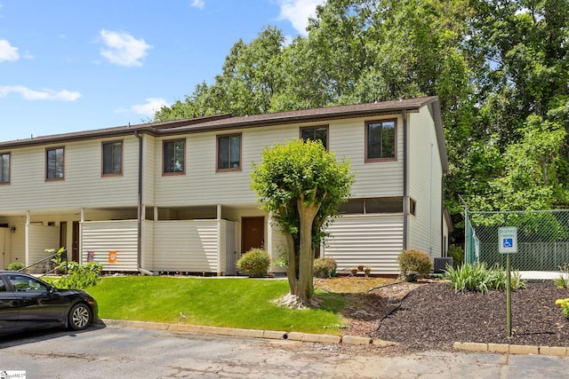 multi unit property with central AC and a front yard