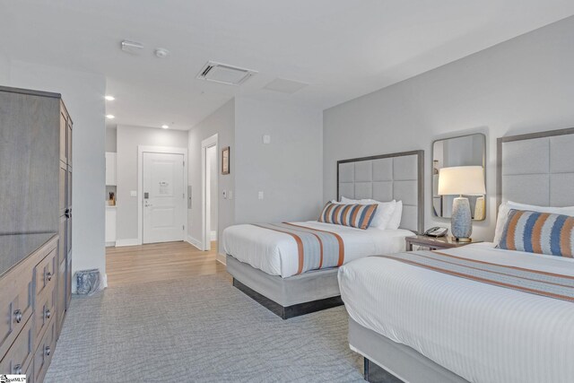13500 Clemson Blvd Unit 2301, Seneca, SC 29678 - bedroom featuring recessed lighting and light wood-style flooring