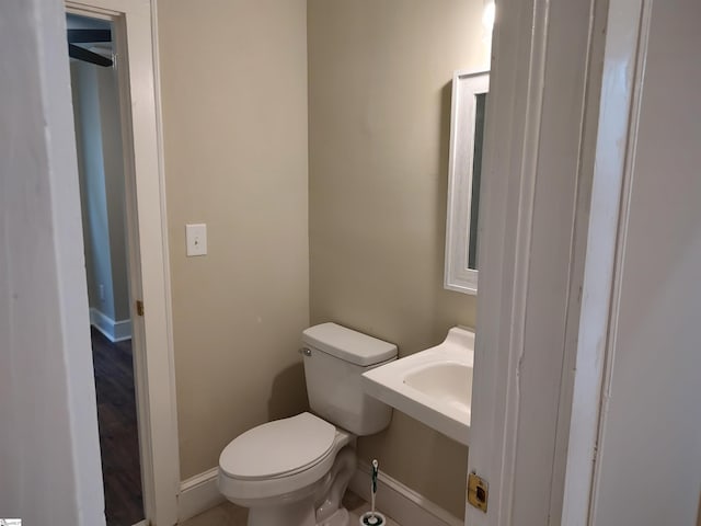 14 Dixie Ave, Greenville, SC 29607 - bathroom with baseboards and toilet