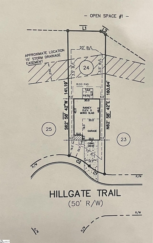survey map / technical document