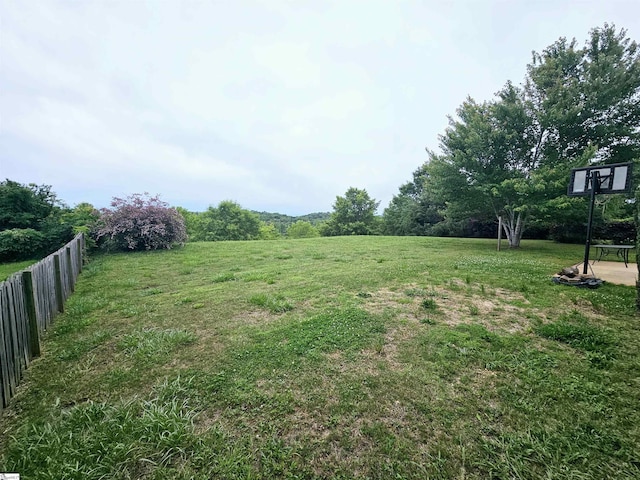 view of yard