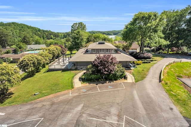 203 N Hogan Dr, Westminster, SC 29693 - aerial view of property and surrounding area featuring a heavily wooded area