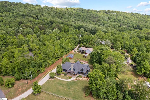 160 Mountain Brook Trl, Greenville, SC 29609 - bird's eye view of a forest