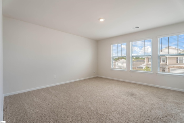 737 Rockhurst Way, Woodruff, SC 29388 - spare room featuring baseboards, carpet floors, and recessed lighting