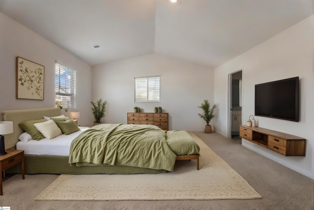 737 Rockhurst Way, Woodruff, SC 29388 - carpeted bedroom featuring multiple windows and lofted ceiling