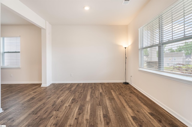 737 Rockhurst Way, Woodruff, SC 29388 - spare room with dark wood-style floors and baseboards