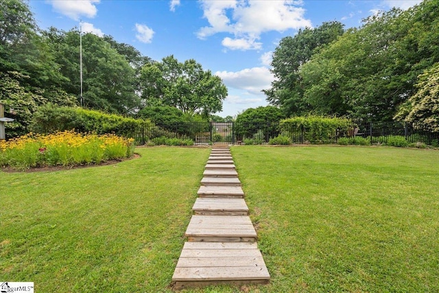 view of yard